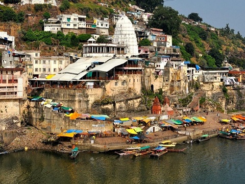 Narmada River Ghats Omkareshwar